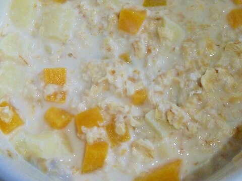 離乳食 かぼちゃとりんご入りミルクオートミール粥 レシピ 作り方 By さとmin 楽天レシピ 離乳食 かぼちゃとりんご入りミルクオートミール粥 レシピ 作り方 By さとmin 楽天レシピ